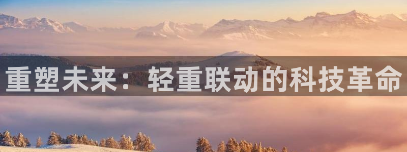 辉达平台注册入口：重塑未来：轻重联动的科技革命