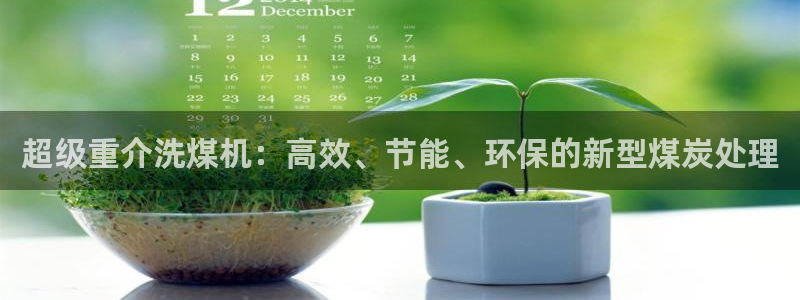 辉达娱乐登录：超级重介洗煤机：高效、节能、环保的新型煤炭处理