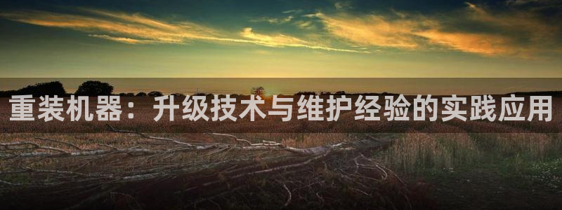 辉达娱乐丿75505：重装机器：升级技术与维护经验的实践应用