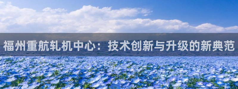 辉达娱乐正规吗：福州重航轧机中心：技术创新与升级的新典范