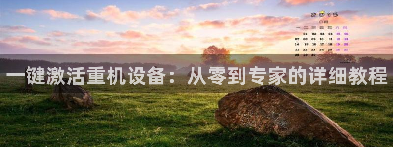 辉达娱乐公司：一键激活重机设备：从零到专家的详细教程