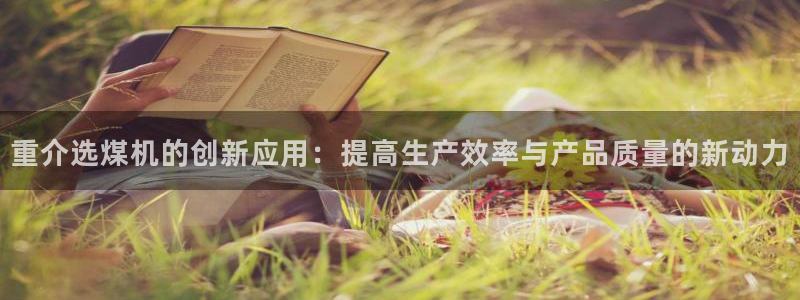 辉达娱乐登录：重介选煤机的创新应用：提高生产效率与产品质量的