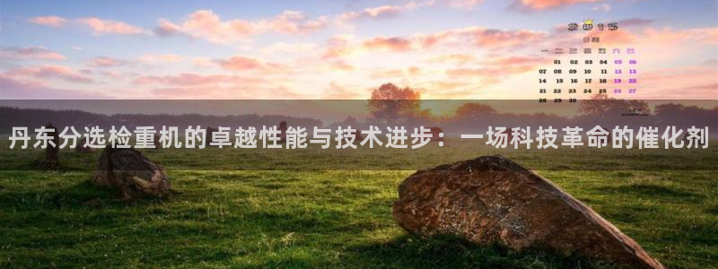 辉达娱乐ag游戏平台：丹东分选检重机的卓越性能与技术进步：一