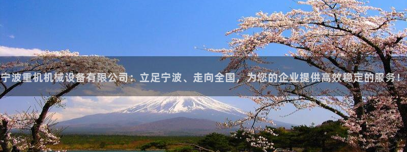 辉达娱乐游戏.直开.中国：宁波重机机械设备有限公司：立足宁波