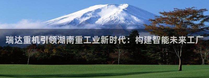 辉达娱乐丿75505：瑞达重机引领湖南重工业新时代：构建智能
