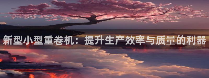 代理辉达娱乐：新型小型重卷机：提升生产效率与质量的利器