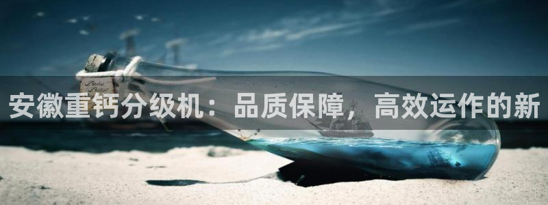 辉达娱乐丶75505：安徽重钙分级机：品质保障，高效运作的新