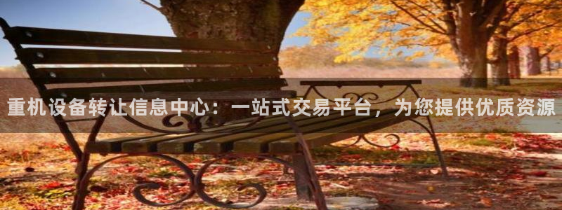 辉达平台注册入口：重机设备转让信息中心：一站式交易平台，为您