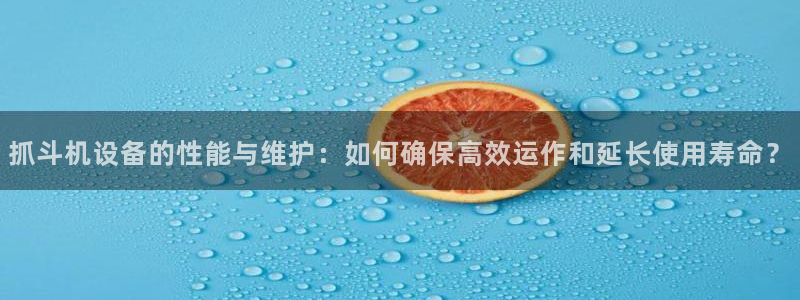 辉达娱乐体育竞猜：抓斗机设备的性能与维护：如何确保高效运作和